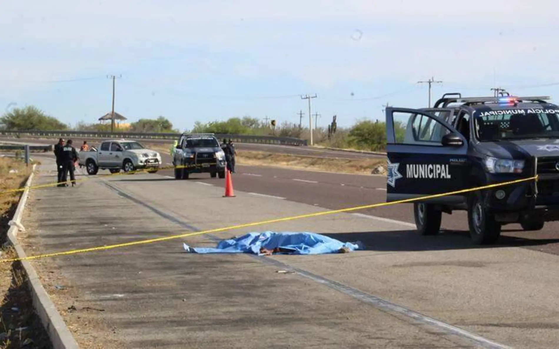 Atropellado carretera la paz todos santos